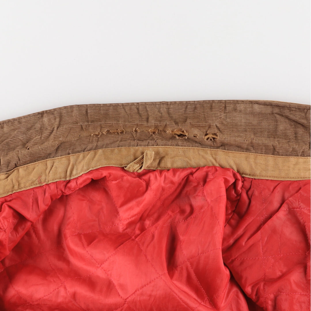 ~70'S Corduroy Collar Duck Coverall Men's XL Size Vintage /eaa481773