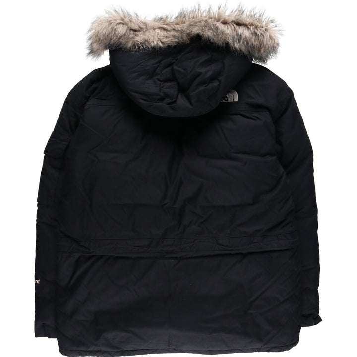 90s-00'S The North Face Hyvent McMurdo Parka goose down parka, men's size M Nylon black type Vintage Second Hand