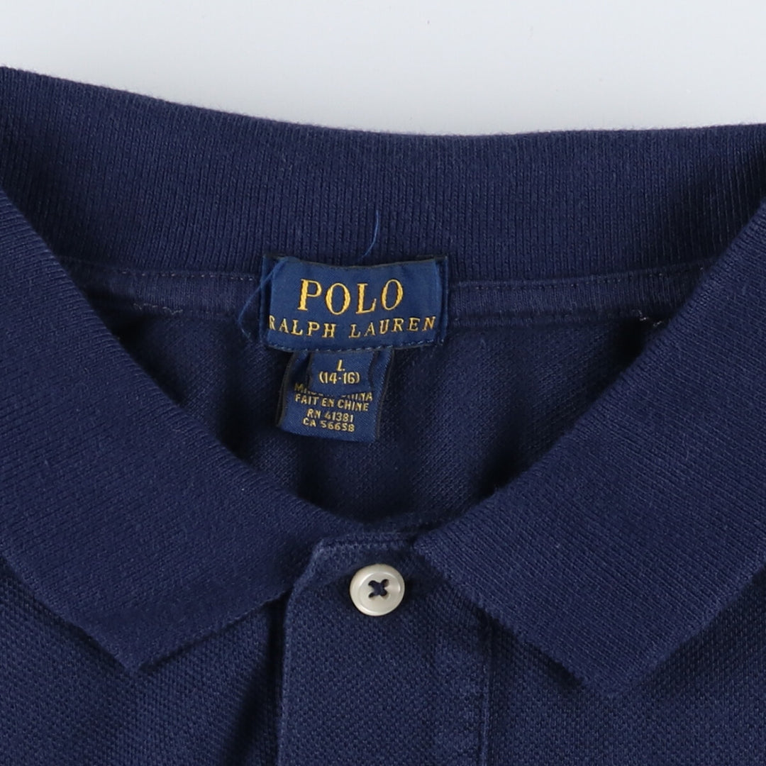 Ralph Lauren POLO RALPH LAUREN Big Pony Long Sleeve Polo Shirt Women's L / eaa481880