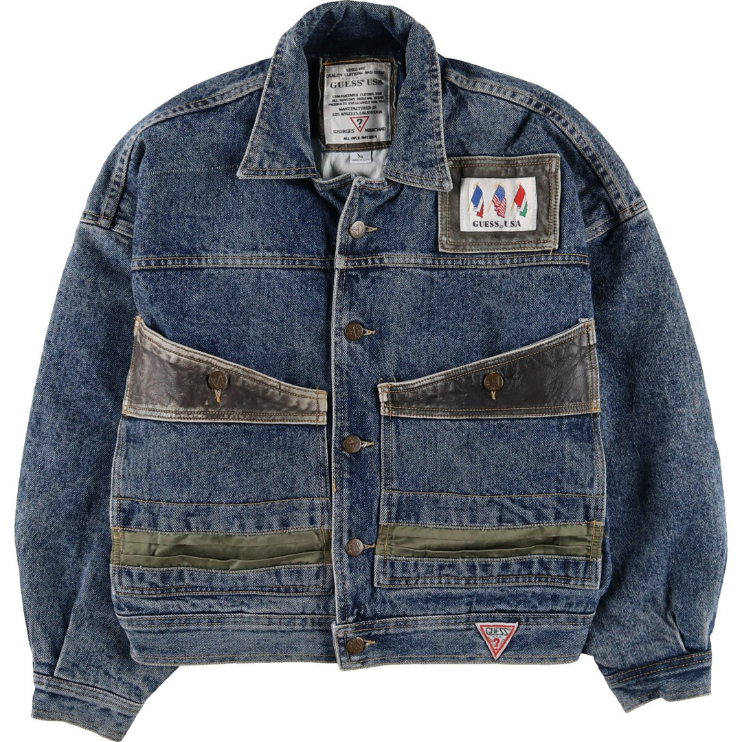 90'S Guess denim jacket made in USA, men's size M /eaa481926