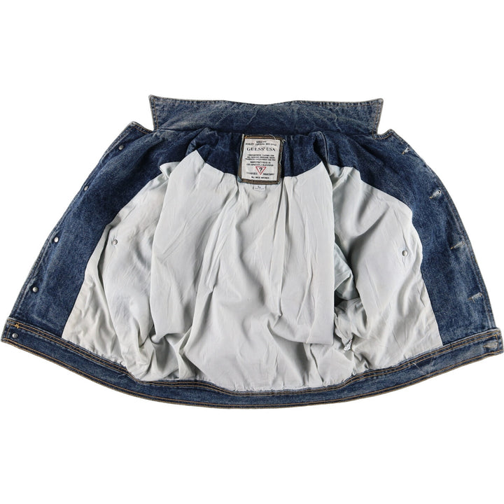 90'S Guess denim jacket made in USA, men's size M /eaa481926