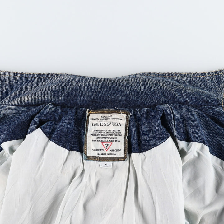 90'S Guess denim jacket made in USA, men's size M /eaa481926