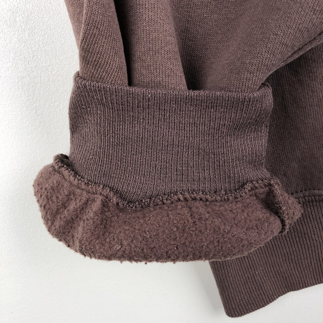 90'S Russell plain blank sweatshirt, sweatshirt, made in USA, men's size L, vintage cotton brown type Vintage Second Hand