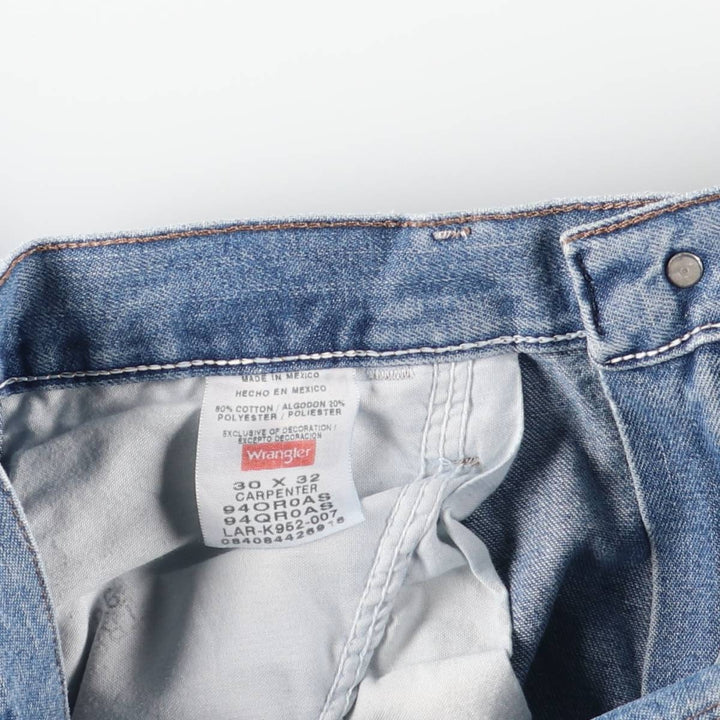 Wrangler Denim Painter Pants for Men, W32 equivalent cotton blue type Vintage Second Hand