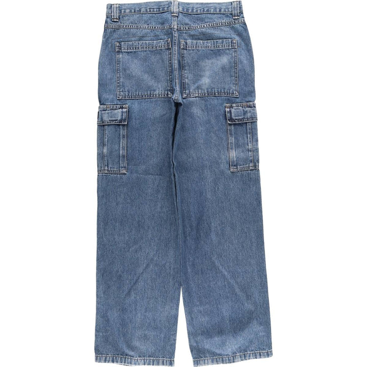 Wrangler Men's Denim Cargo Pants, Size W33 cotton blue type Vintage Second Hand