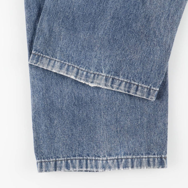 Wrangler Men's Denim Cargo Pants, Size W33 cotton blue type Vintage Second Hand