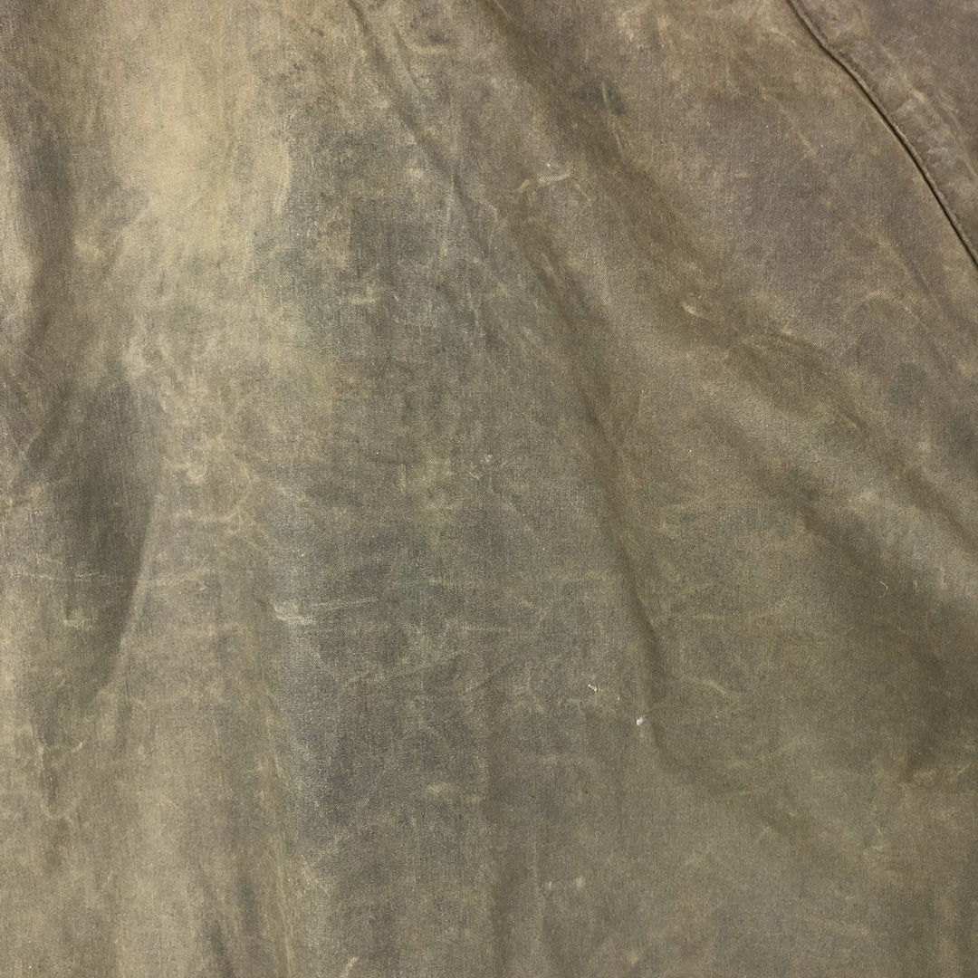 80s-90'S Barbour Bedale (old 3-warrant) waxed cotton oiled jacket, made in England, men's size M equivalent. unclear Khaki type Vintage Second Hand