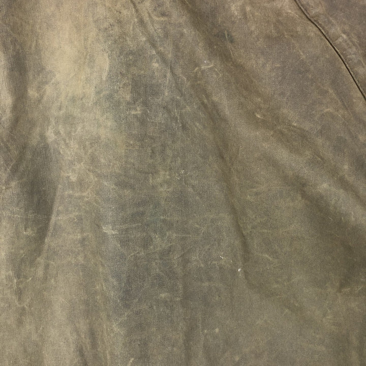 80s-90'S Barbour Bedale (old 3-warrant) waxed cotton oiled jacket, made in England, men's size M equivalent. unclear Khaki type Vintage Second Hand