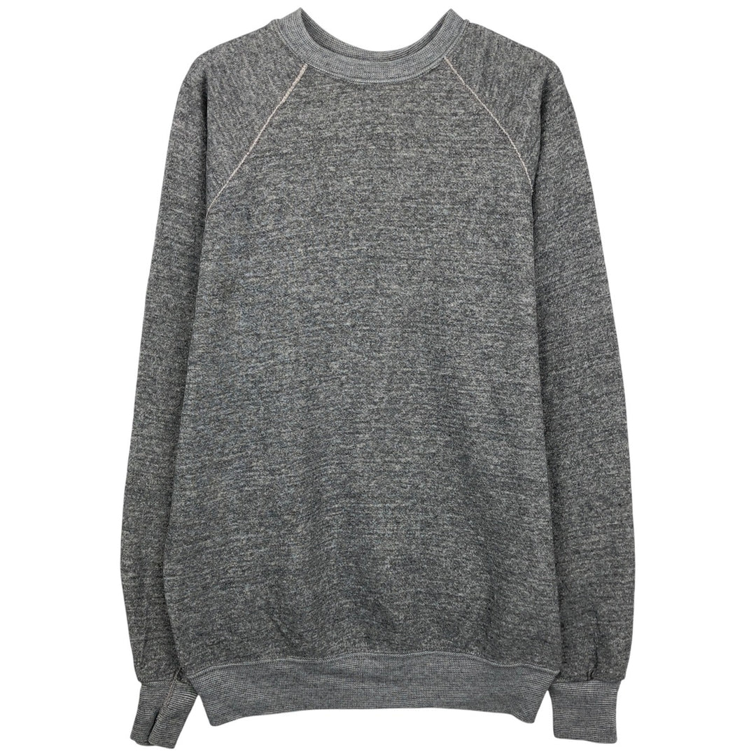 Vintage plain blank sweatshirt, made in the USA, men's size L acrylic gray type Vintage Second Hand