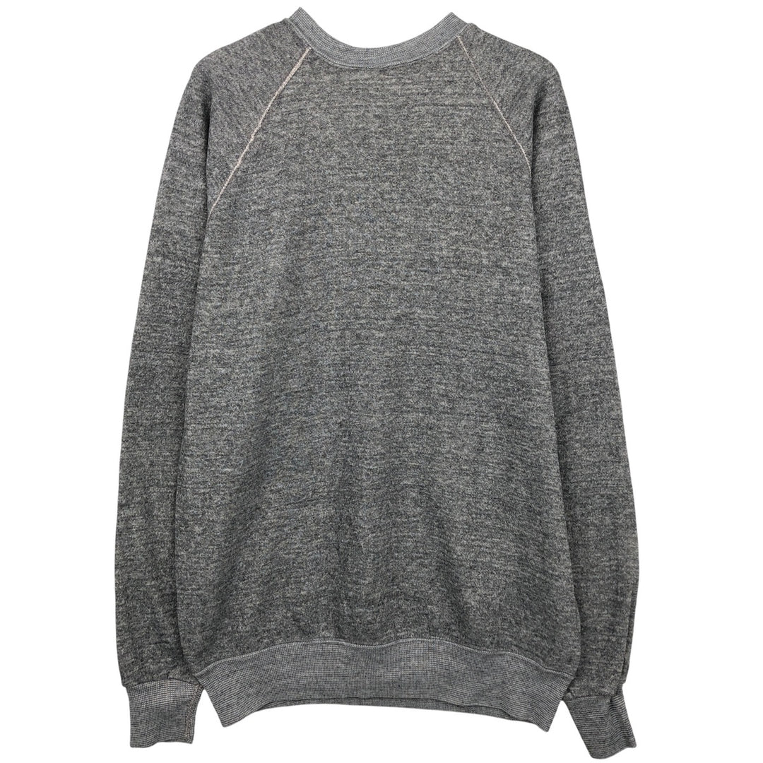 Vintage plain blank sweatshirt, made in the USA, men's size L acrylic gray type Vintage Second Hand