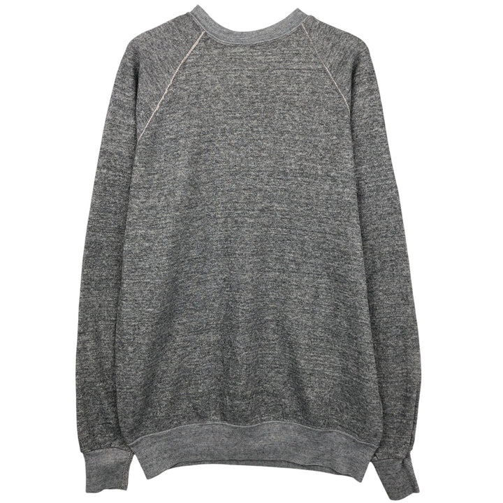 Vintage plain blank sweatshirt, made in the USA, men's size L acrylic gray type Vintage Second Hand