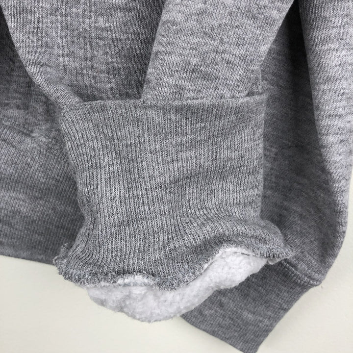 90'S Russell plain blank sweatshirt, sweatshirt, made in USA, men's XL size, vintage polyester gray type Vintage Second Hand