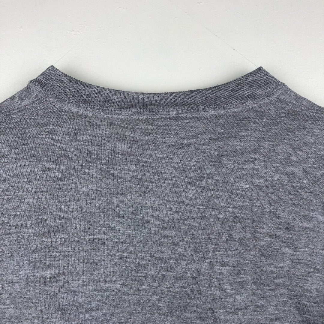 90'S Russell plain blank sweatshirt, sweatshirt, made in USA, men's XL size, vintage polyester gray type Vintage Second Hand