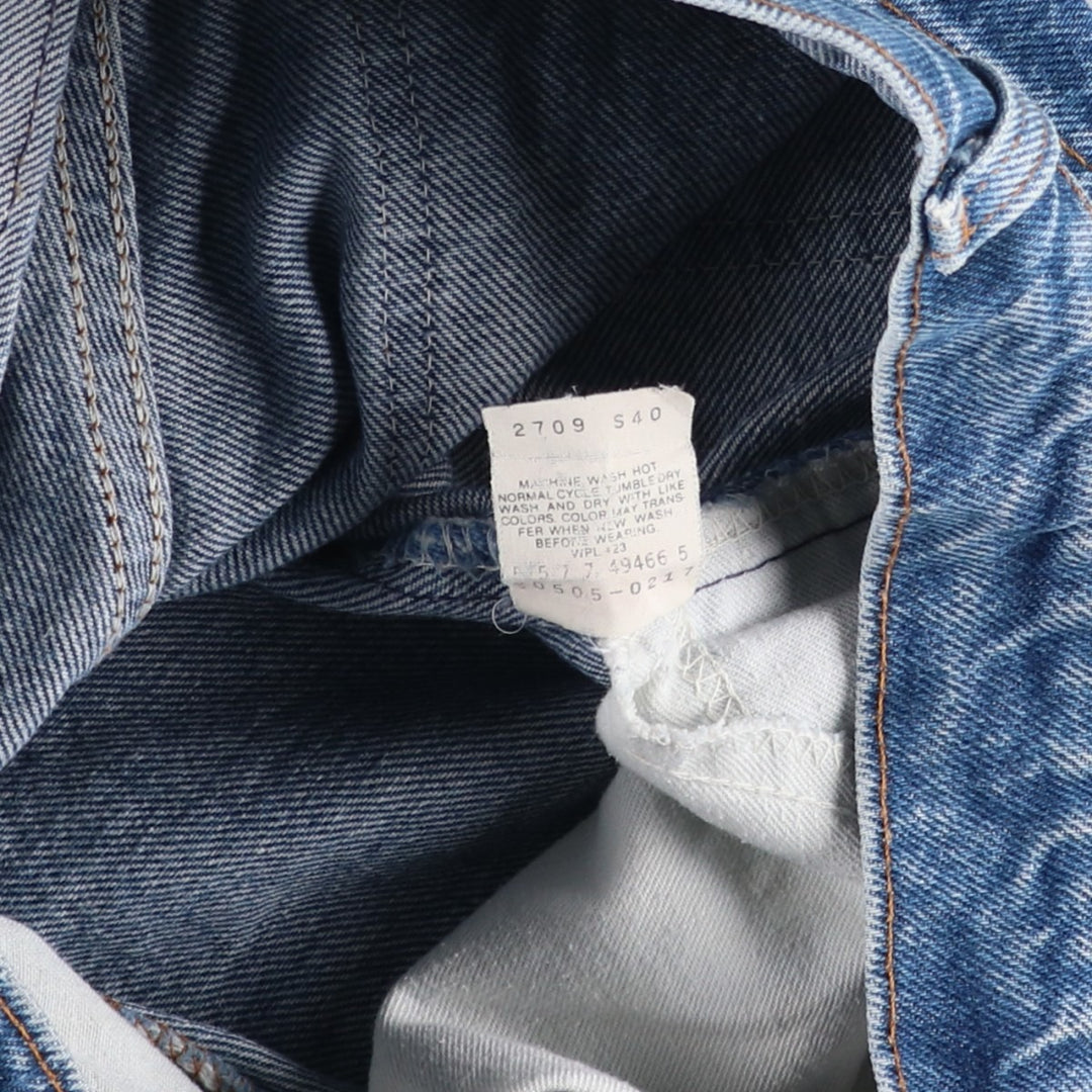 Levi's 20505-0217 Orange Tab Tapered Denim Pants, Made in USA, Men's, Size W29, Vintage cotton blue type Vintage Second Hand