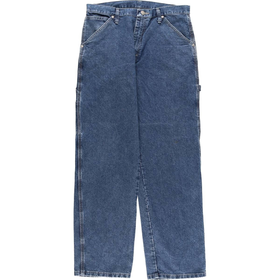 00'S Wrangler CARPENTER denim painter pants for men, equivalent to W33 cotton blue type Vintage Second Hand