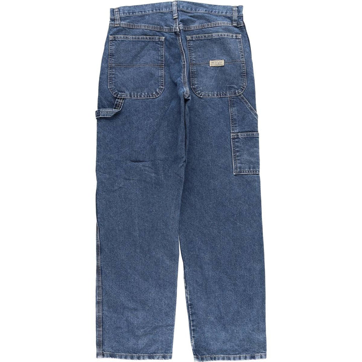 00'S Wrangler CARPENTER denim painter pants for men, equivalent to W33 cotton blue type Vintage Second Hand