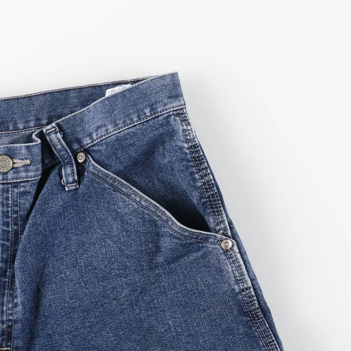 00'S Wrangler CARPENTER denim painter pants for men, equivalent to W33 cotton blue type Vintage Second Hand
