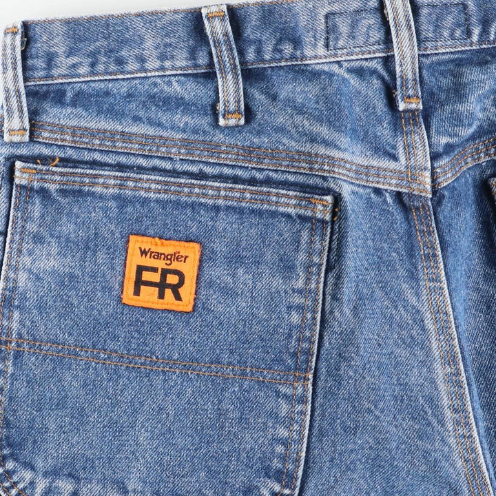 Wrangler RIGGS WORKWEAR Denim Painter Pants Men's W34 equivalent cotton blue type Vintage Second Hand