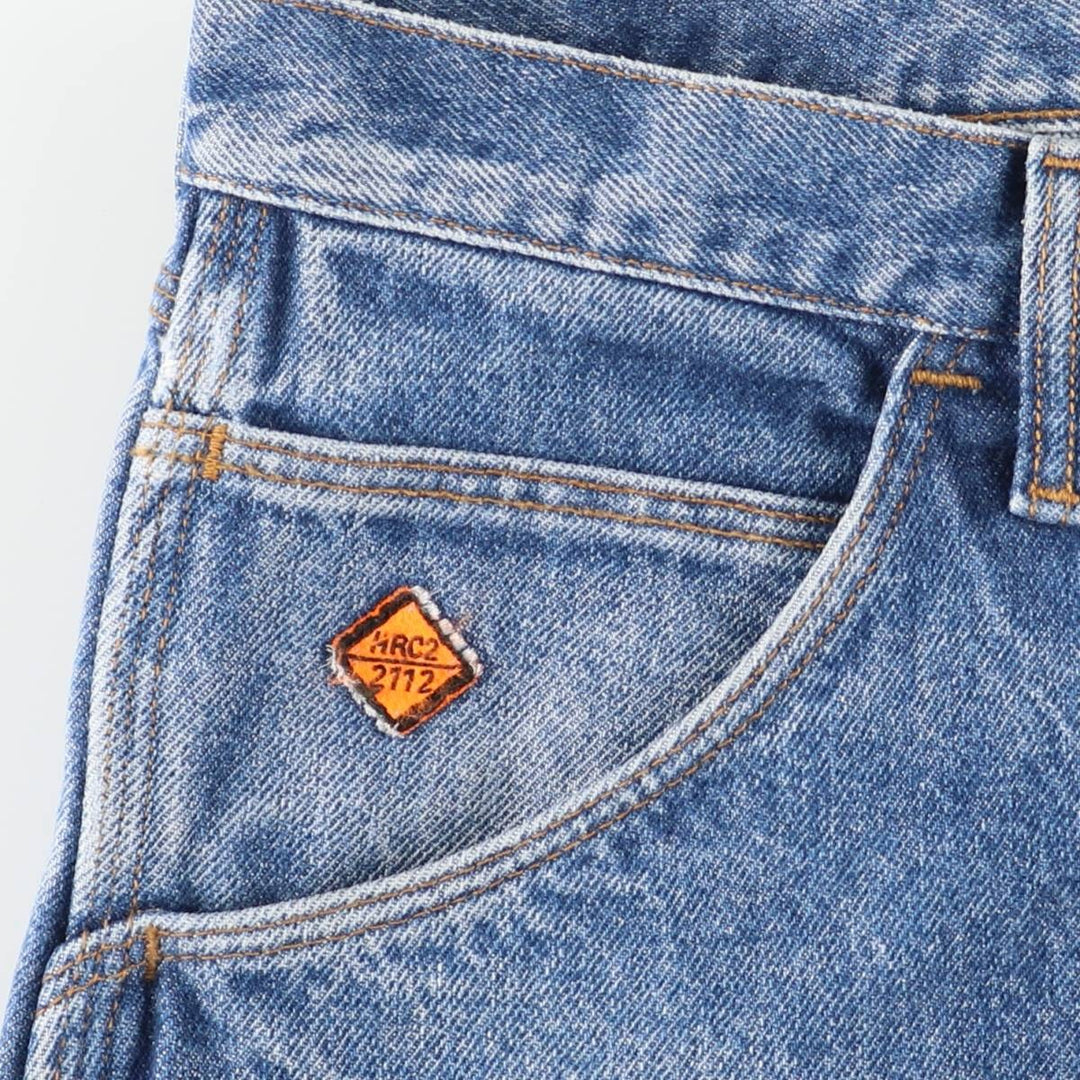 Wrangler RIGGS WORKWEAR Denim Painter Pants Men's W34 equivalent cotton blue type Vintage Second Hand