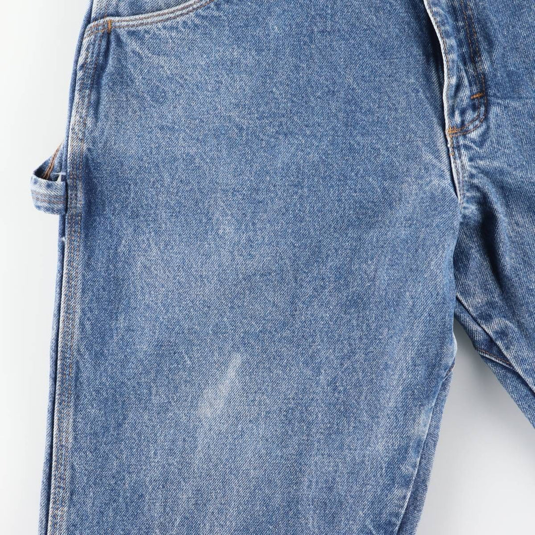 Wrangler RIGGS WORKWEAR Denim Painter Pants Men's W34 equivalent cotton blue type Vintage Second Hand