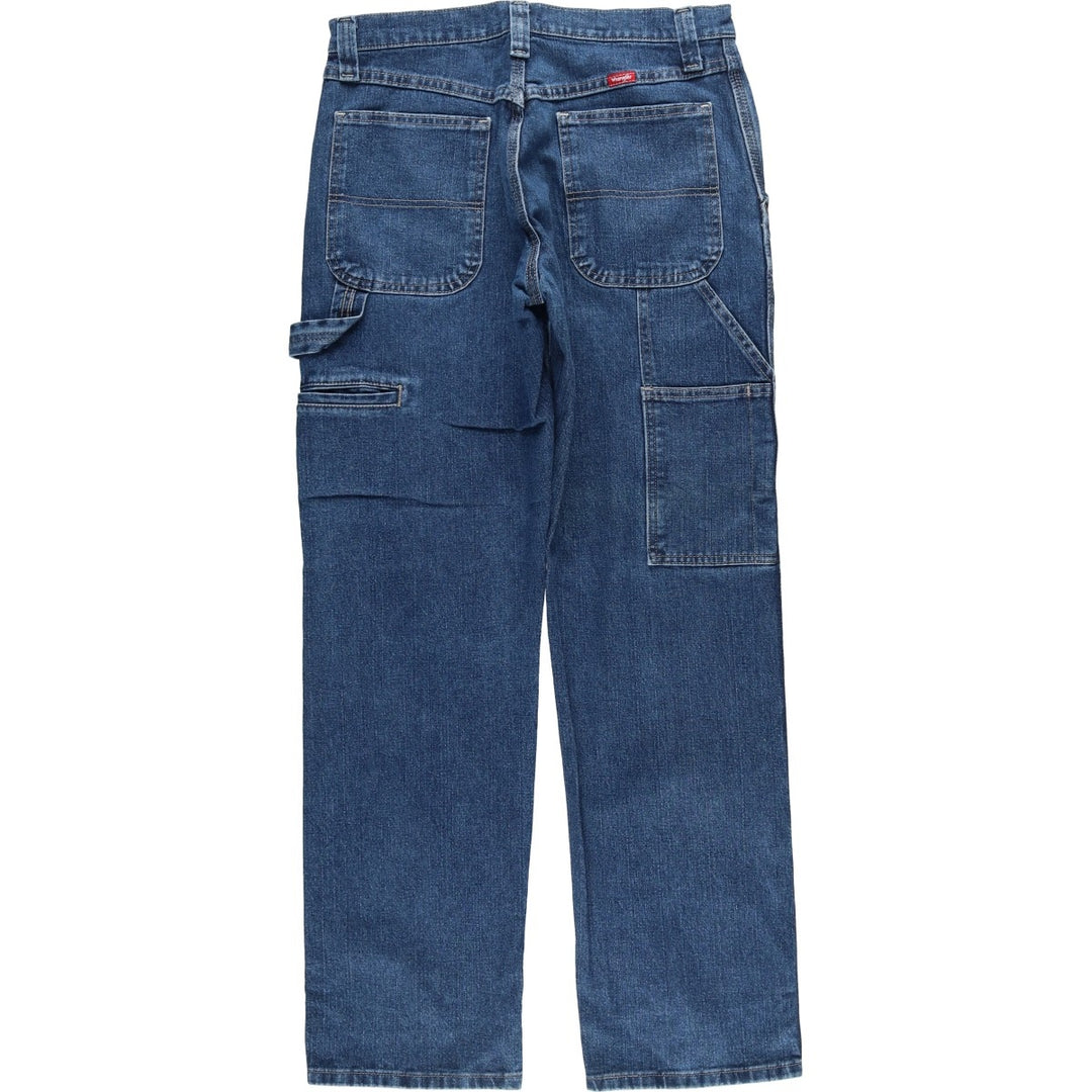 00'S Wrangler Denim Painter Pants Men's W31 equivalent cotton blue type Vintage Second Hand
