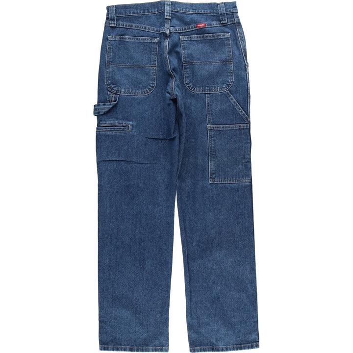 00'S Wrangler Denim Painter Pants Men's W31 equivalent cotton blue type Vintage Second Hand
