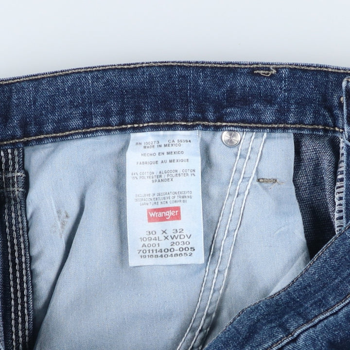 00'S Wrangler Denim Painter Pants Men's W31 equivalent cotton blue type Vintage Second Hand