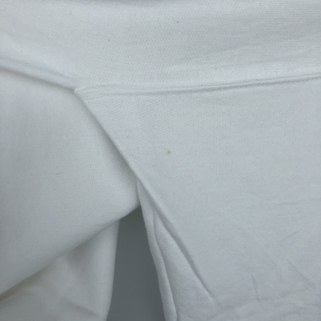 Vintage 90s-00'S Hanes COMFORTBLEND plain blank sweatshirt, made in the USA, size M, men's. cotton white type Vintage Second Hand