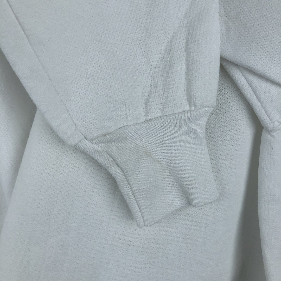 Vintage 90s-00'S Hanes COMFORTBLEND plain blank sweatshirt, made in the USA, size M, men's. cotton white type Vintage Second Hand