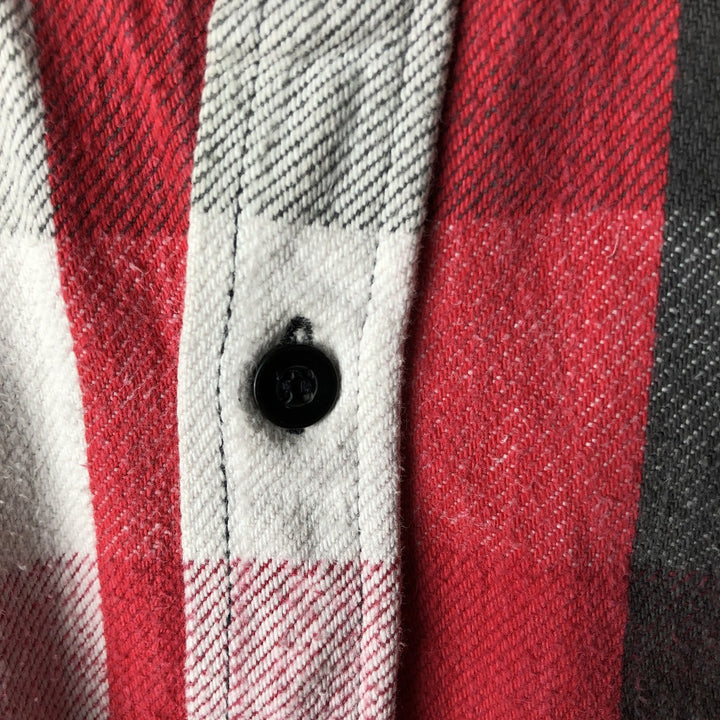 Vintage 90'S Dakota long-sleeved flannel check shirt, size L, men's cotton red type Vintage Second Hand