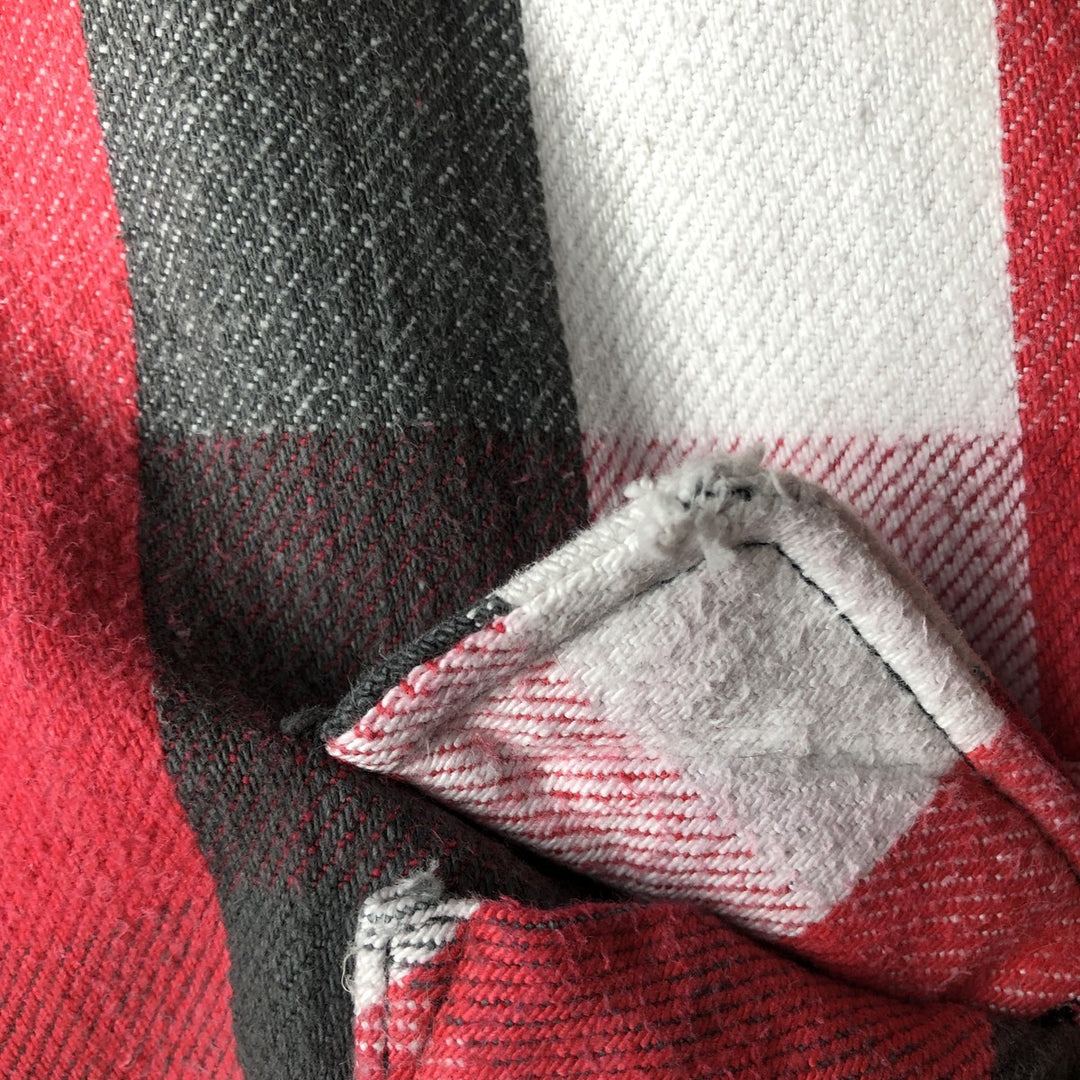 Vintage 90'S Dakota long-sleeved flannel check shirt, size L, men's cotton red type Vintage Second Hand