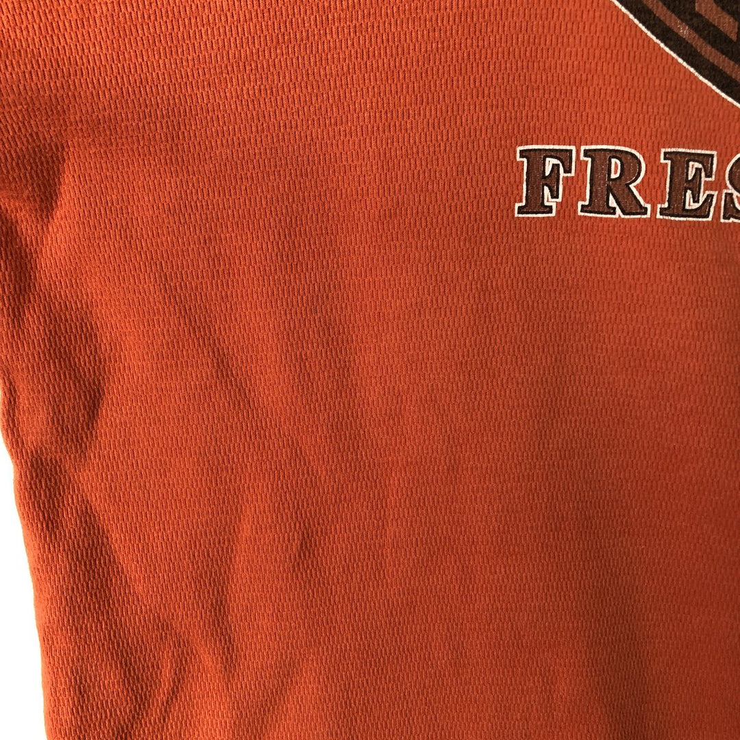 Harley-Davidson Eagle Pattern Thermal Long Sleeve T-Shirt, Honeycomb, Made in USA, Men's Size XL cotton orange type Vintage Second Hand