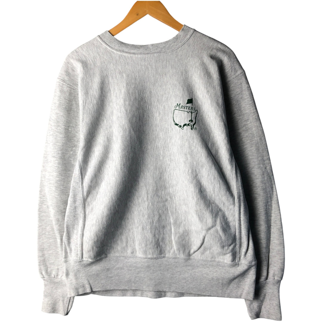 Vintage 90'S Rugged Sweats printed sweatshirt, men's size L cotton gray type Vintage Second Hand