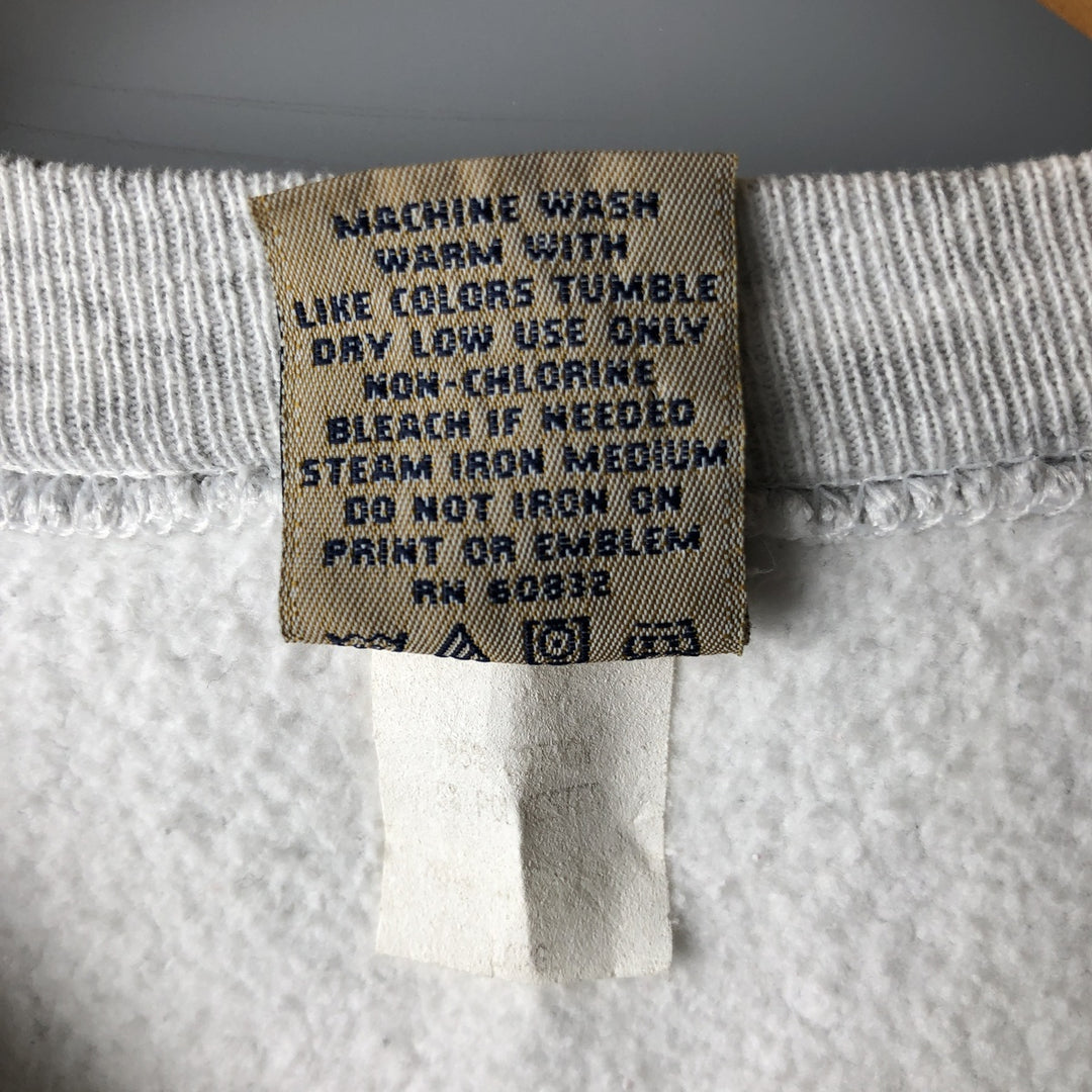 Vintage 90'S Rugged Sweats printed sweatshirt, men's size L cotton gray type Vintage Second Hand