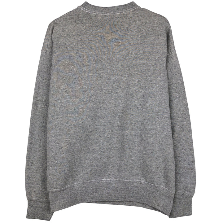 90'S BVD plain blank sweatshirt, sweatshirt, made in USA, men's XL size, vintage cotton gray type Vintage Second Hand