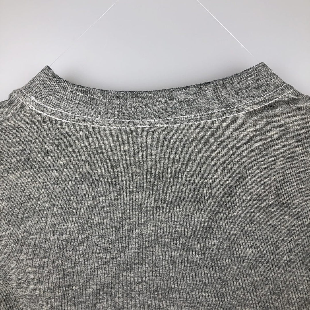 90'S BVD plain blank sweatshirt, sweatshirt, made in USA, men's XL size, vintage cotton gray type Vintage Second Hand