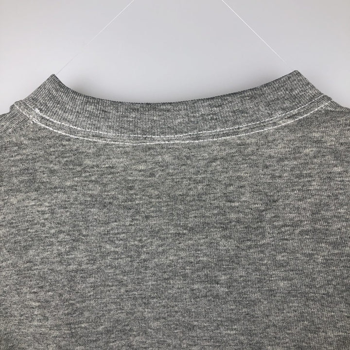 90'S BVD plain blank sweatshirt, sweatshirt, made in USA, men's XL size, vintage cotton gray type Vintage Second Hand
