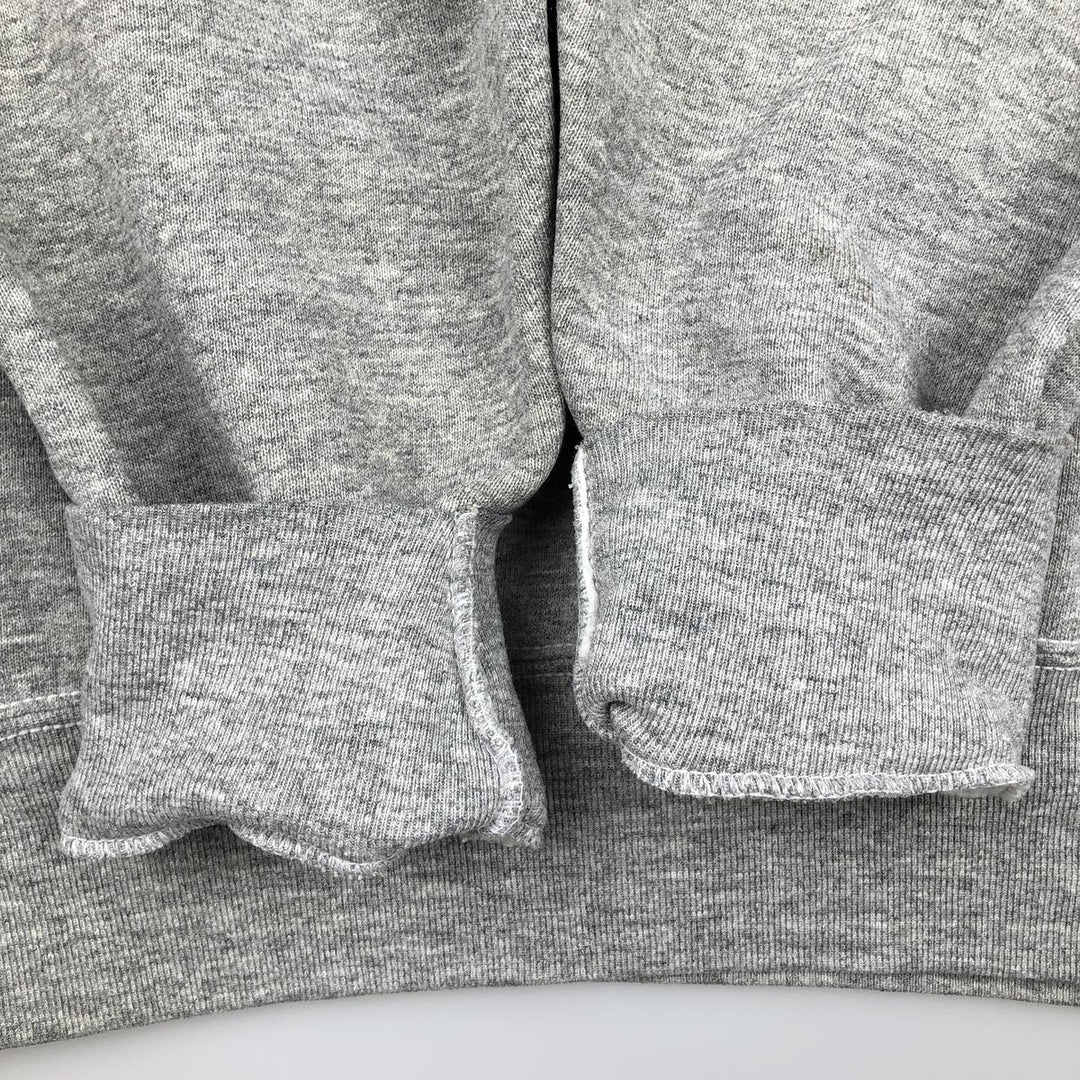 90'S BVD plain blank sweatshirt, sweatshirt, made in USA, men's XL size, vintage cotton gray type Vintage Second Hand