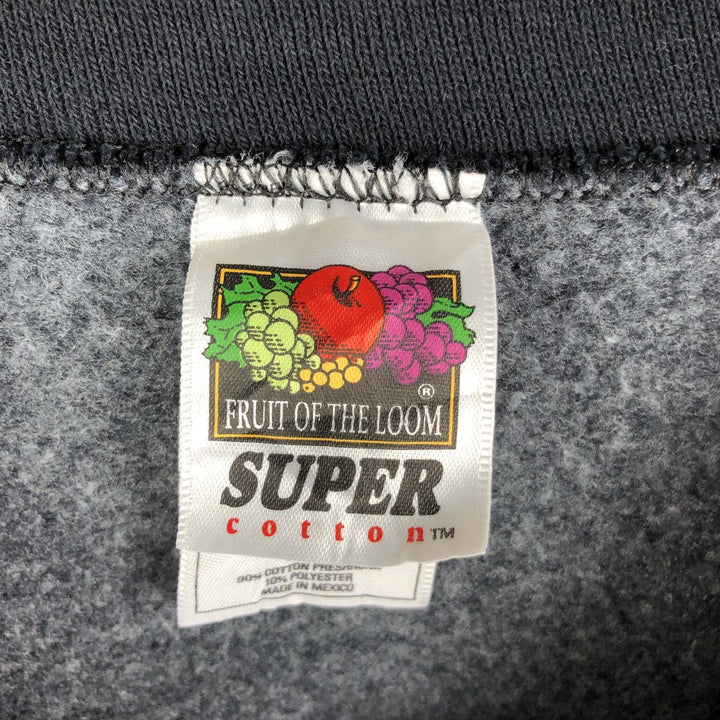 2000'S Fruit of the Loom Vocisano Builders Flag Pattern Advertising Sweatshirt, Men's Size XL cotton black type Vintage Second Hand