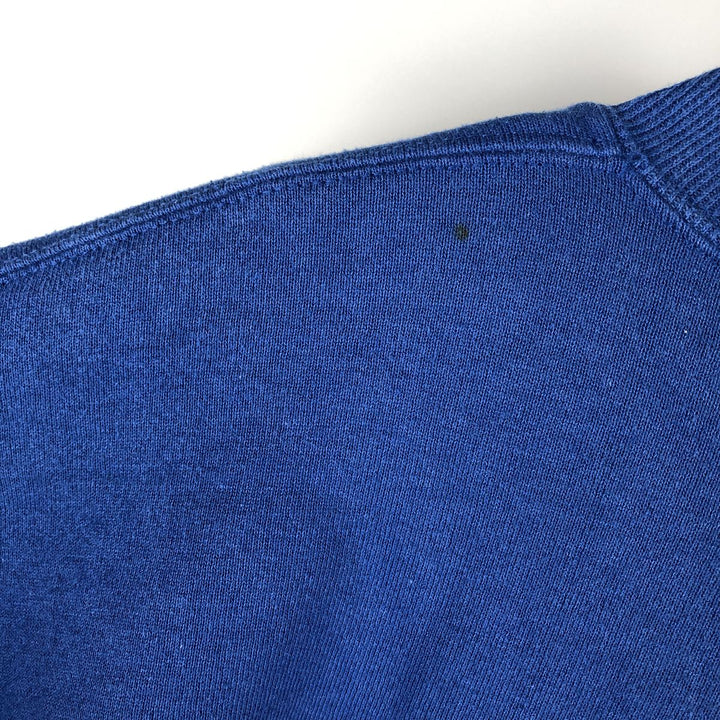 90'S Russell College Sweatshirt, Made in USA, Men's XXL, Vintage cotton blue type Vintage Second Hand