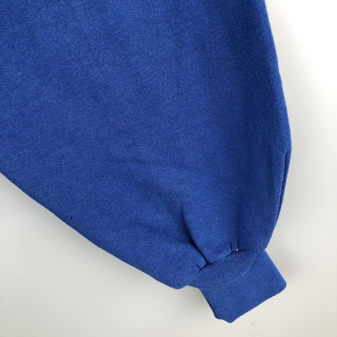 90'S Russell College Sweatshirt, Made in USA, Men's XXL, Vintage cotton blue type Vintage Second Hand