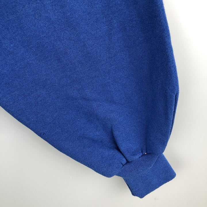 90'S Russell College Sweatshirt, Made in USA, Men's XXL, Vintage cotton blue type Vintage Second Hand