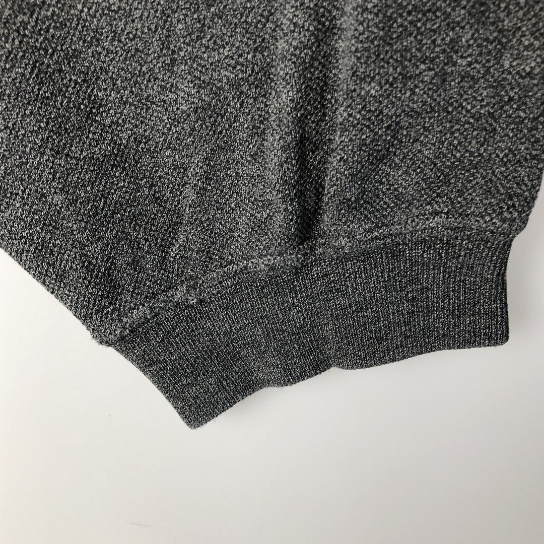 Lacoste Pique One-Point Logo Sweatshirt, Size 6, Men's XL cotton Charcoal Vintage Second Hand