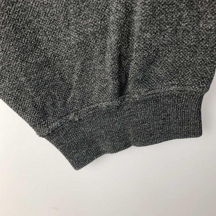 Lacoste Pique One-Point Logo Sweatshirt, Size 6, Men's XL cotton Charcoal Vintage Second Hand