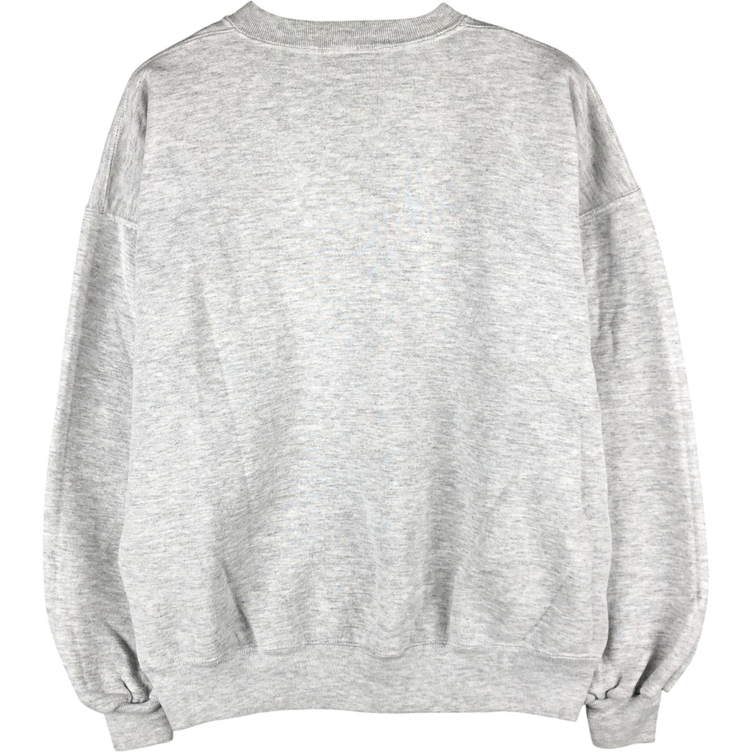 90'S Russell College Sweatshirt, Made in USA, Men's XL, Vintage cotton gray type Vintage Second Hand