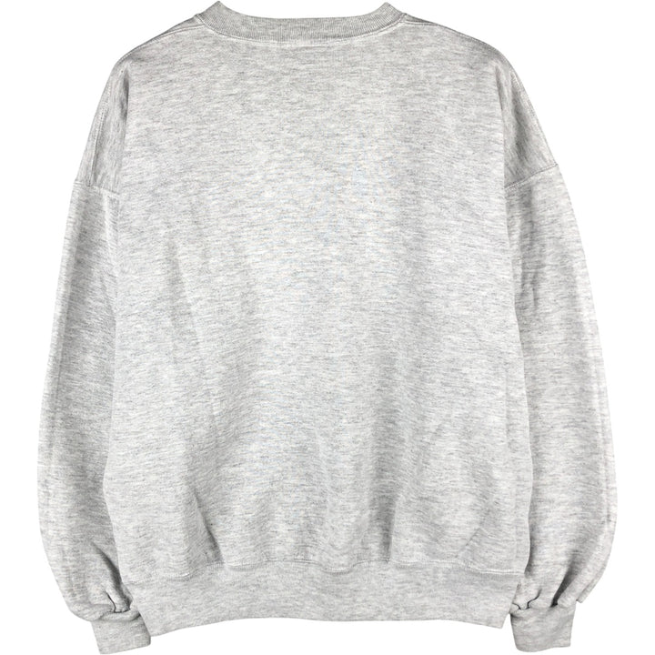 90'S Russell College Sweatshirt, Made in USA, Men's XL, Vintage cotton gray type Vintage Second Hand