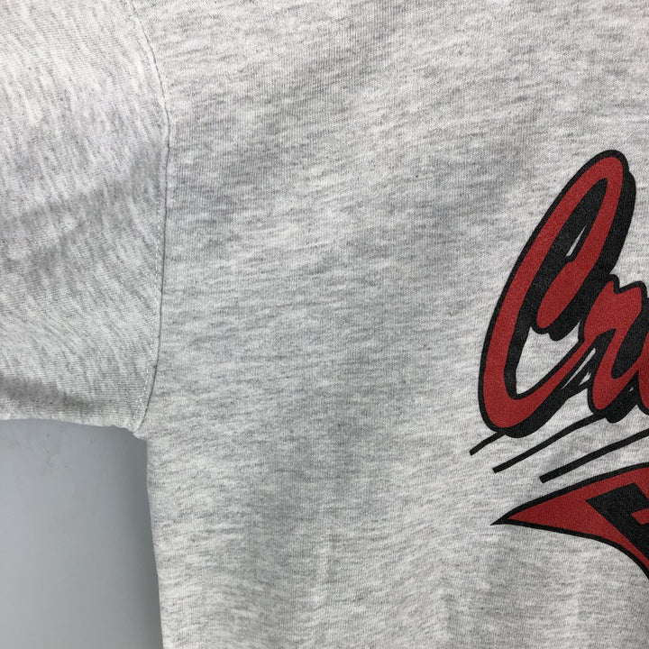 90'S Russell College Sweatshirt, Made in USA, Men's XL, Vintage cotton gray type Vintage Second Hand