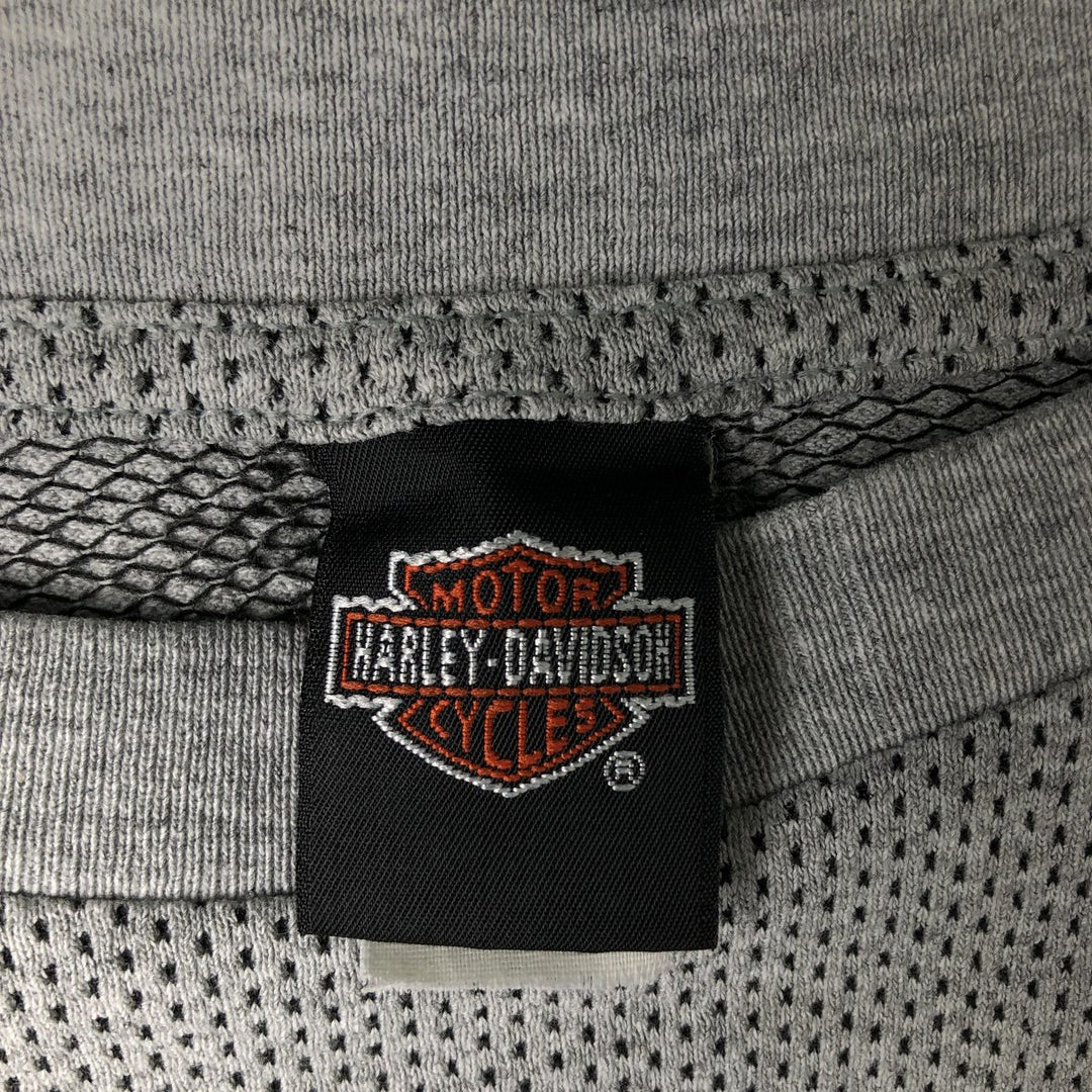 Vintage 1990'S Harley-Davidson Thermallon T-shirt, Honeycomb, Made in USA, Men's Size XL cotton gray type Vintage Second Hand