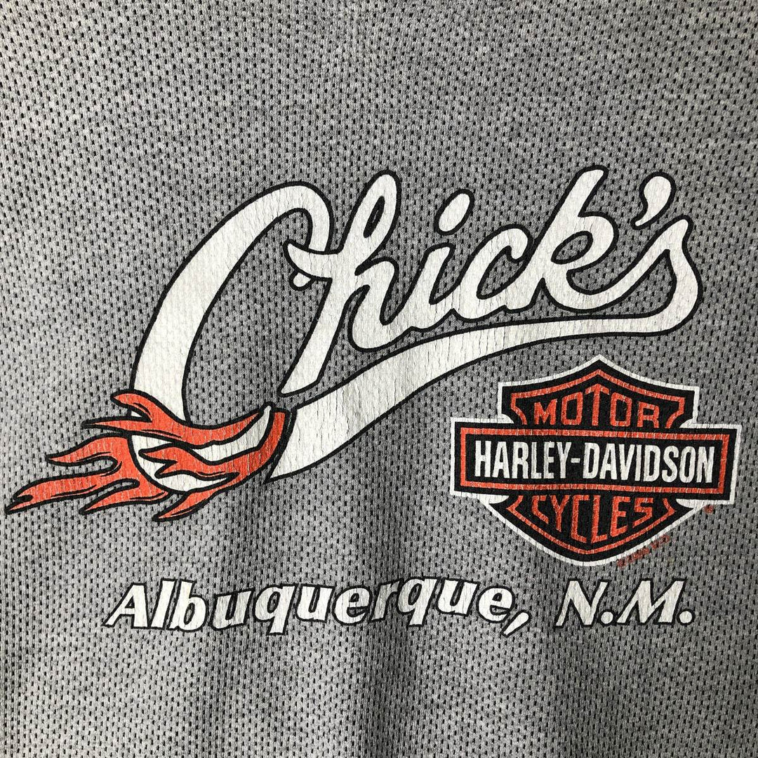 Vintage 1990'S Harley-Davidson Thermallon T-shirt, Honeycomb, Made in USA, Men's Size XL cotton gray type Vintage Second Hand