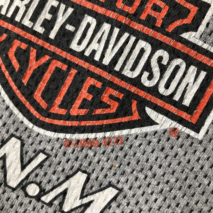 Vintage 1990'S Harley-Davidson Thermallon T-shirt, Honeycomb, Made in USA, Men's Size XL cotton gray type Vintage Second Hand
